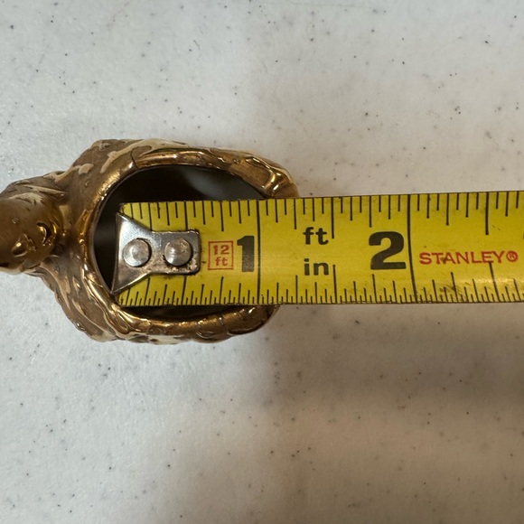 Vintage Set of Decorated 22K bright Gold 2.5” Swans Figurines - Picture 7 of 10